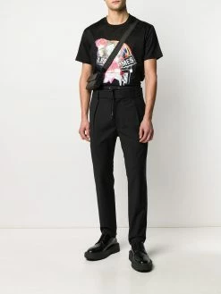 Les Hommes high-waisted tapered trousers
