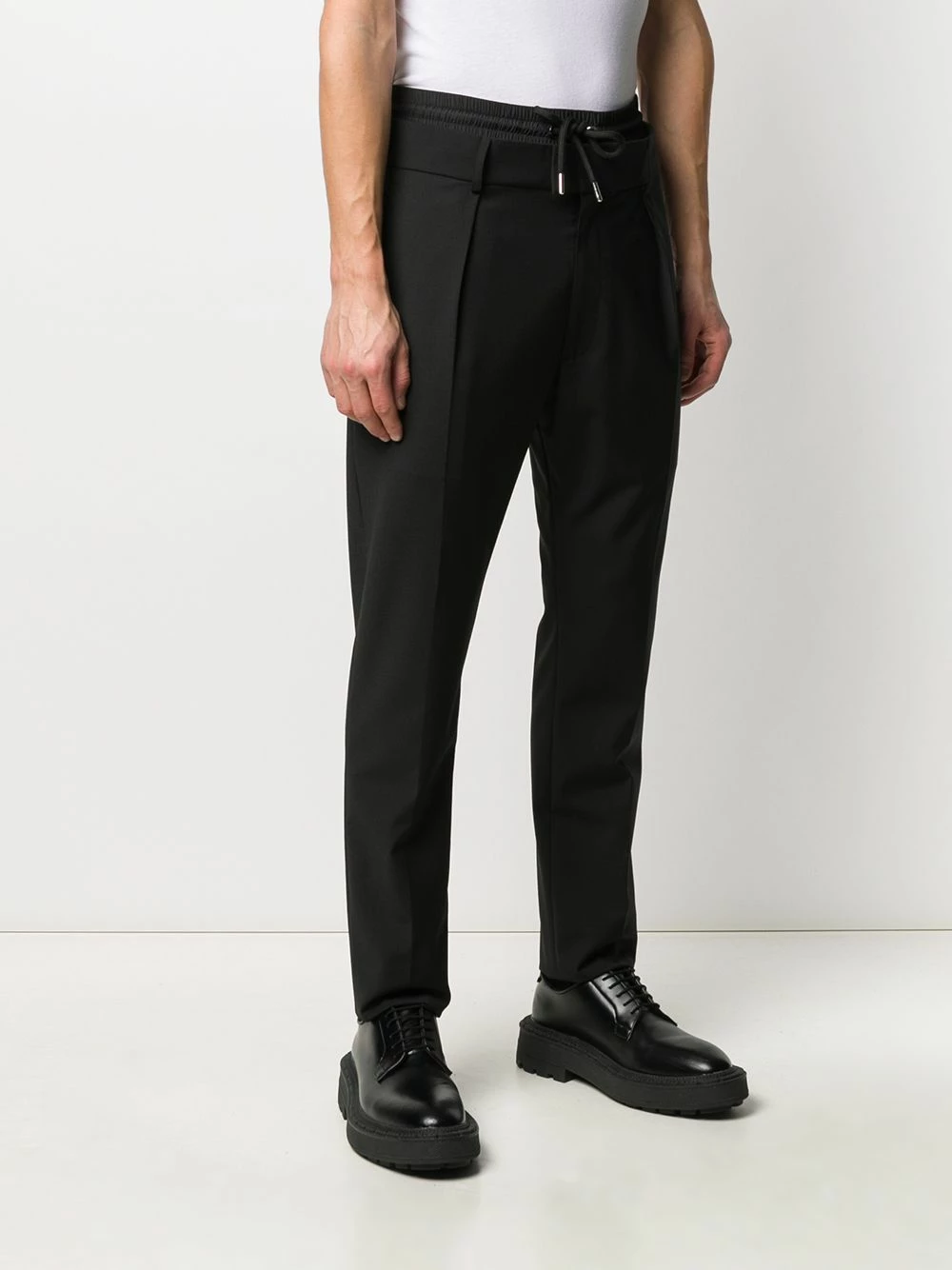 Les Hommes High waisted tapered trousers regular-fit & straight leg pants of men 3 Les Hommes high-waisted tapered trousers