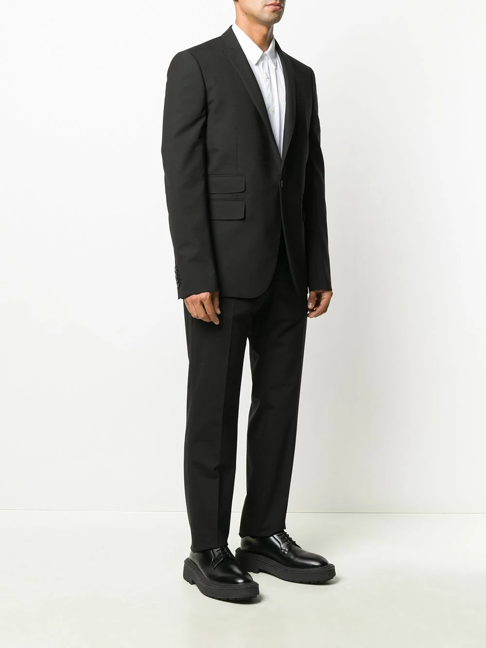 Les Hommes Multi pocket single breasted suit single breasted suits of men 3 Les Hommes multi-pocket single-breasted suit