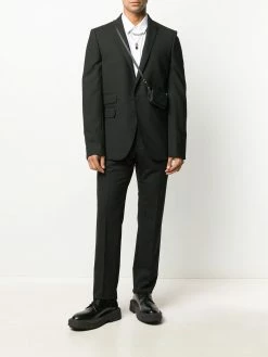 Les Hommes multi-pocket single-breasted suit