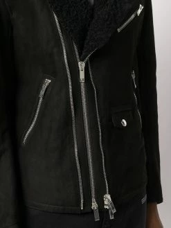 Les Hommes suede biker jacket