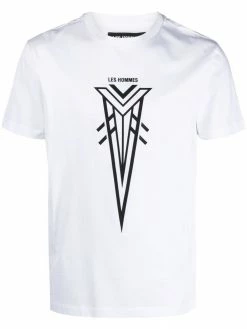 Les Hommes graphic-print short-sleeve T-shirt