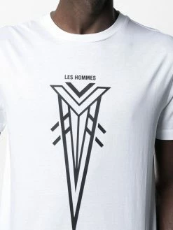 Les Hommes graphic-print short-sleeve T-shirt