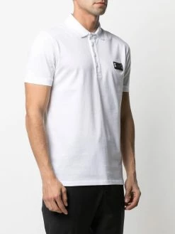 Les Hommes logo patch polo shirt
