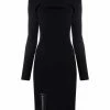 Les Hommes cut-out zip-detail dress