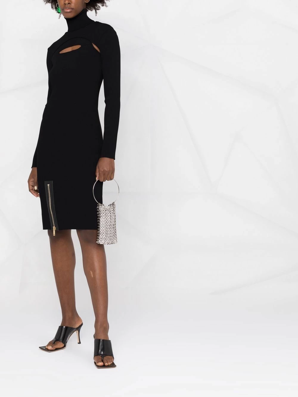 Les Hommes Cut out zip detail dress cocktail & party dresses of women 2 Les Hommes cut-out zip-detail dress