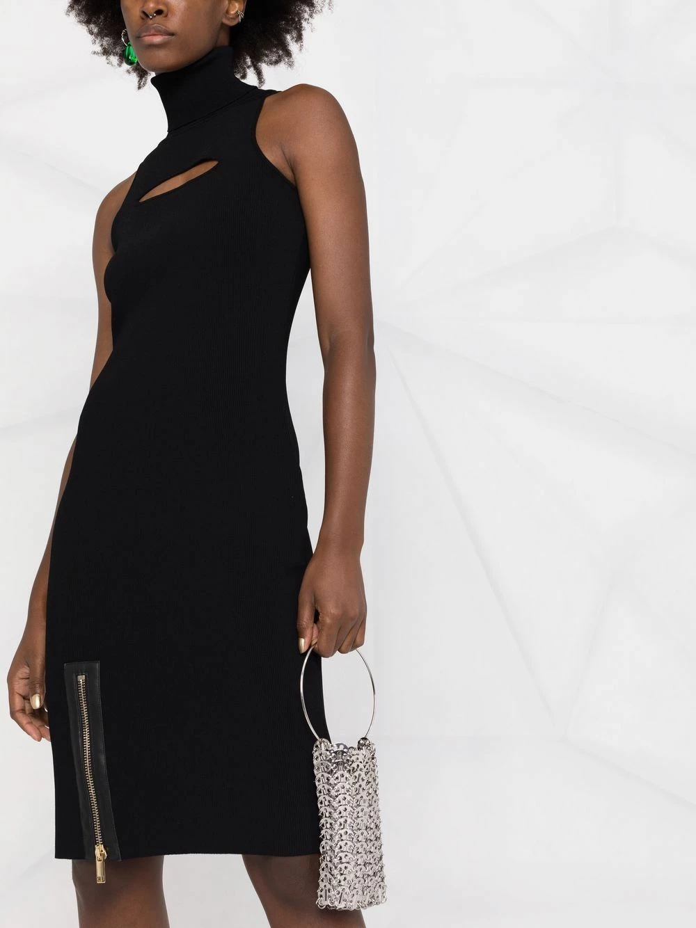 Les Hommes Cut out zip detail dress cocktail & party dresses of women 5 Les Hommes cut-out zip-detail dress