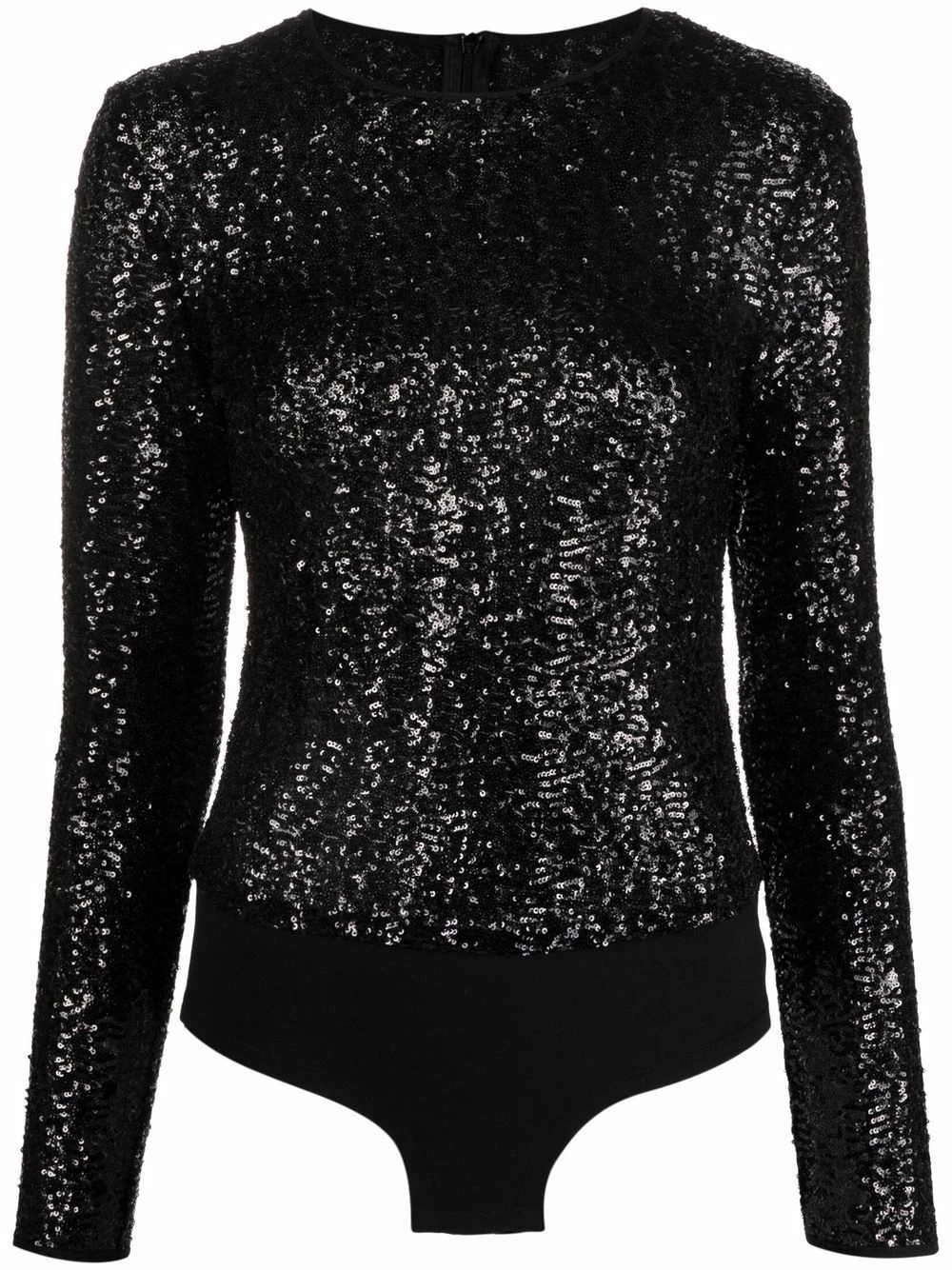 Les Hommes Sequin embellished long sleeve body blouses of women 1 Les Hommes sequin-embellished long-sleeve body