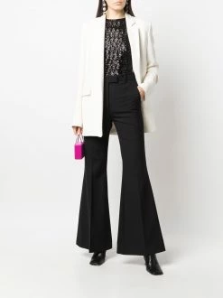 Les Hommes sequin-embellished long-sleeve body