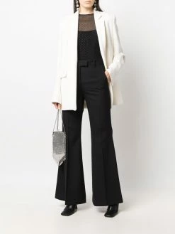 Les Hommes Swarovski crystal-embellished sheer body