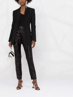 Les Hommes stretch-fit sequin embellished trousers