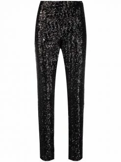 Les Hommes stretch-fit sequin embellished trousers