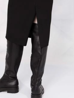 Les Hommes rear slit pencil skirt