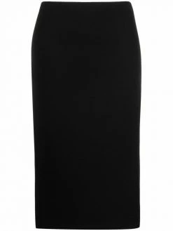 Les Hommes rear slit pencil skirt