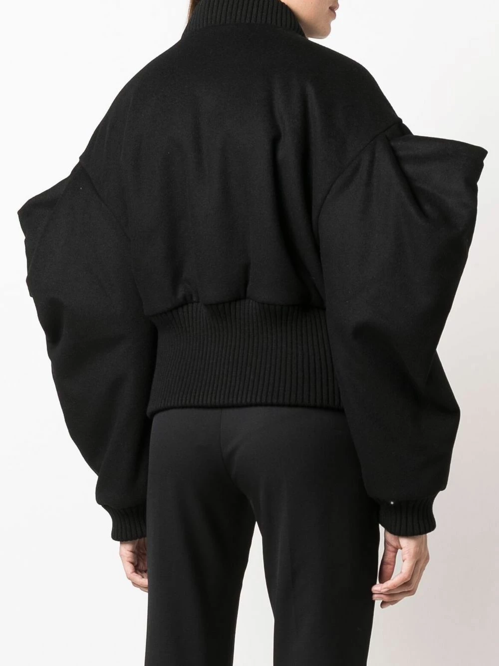 Les Hommes Exaggerated sleeve bomber jacket varsity jackets of women 4 Les Hommes exaggerated-sleeve bomber jacket