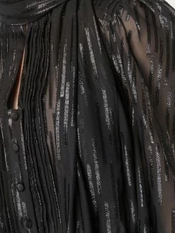 Les Hommes lurex-detail blouse