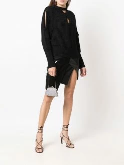 Les Hommes cut-out knitted jumper