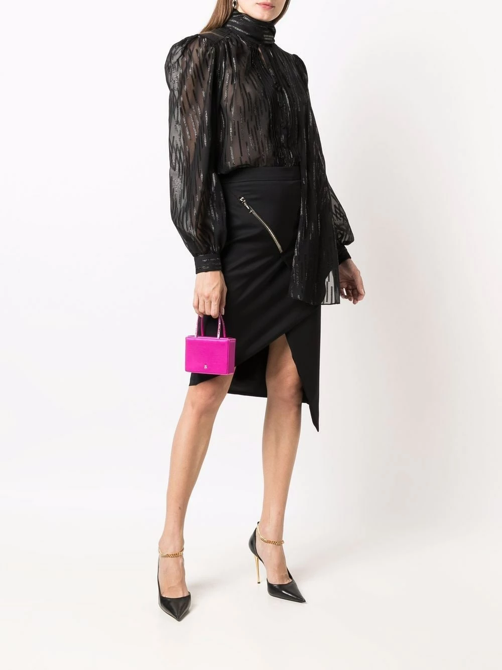 Les Hommes Asymmetric pencil skirt asymmetric & draped skirts of women 2 Les Hommes asymmetric pencil skirt