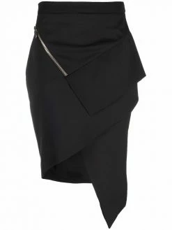 Les Hommes asymmetric pencil skirt