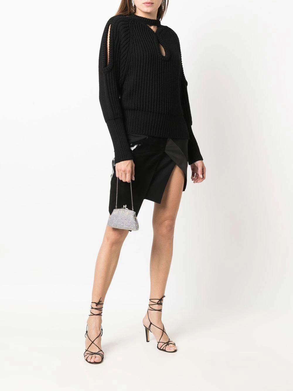 Les Hommes Asymmetric mini skirt asymmetric & draped skirts of women 2 Les Hommes asymmetric mini skirt