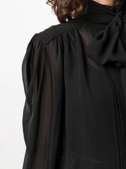 Les Hommes pussy-bow neck blouse