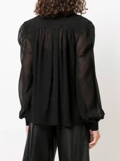 Les Hommes pussy-bow neck blouse