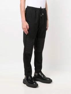 Les Hommes padded-panel detail trousers