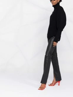 Les Hommes puff-sleeve knitted jumper