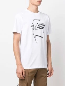 Les Hommes graphic-print cotton T-shirt