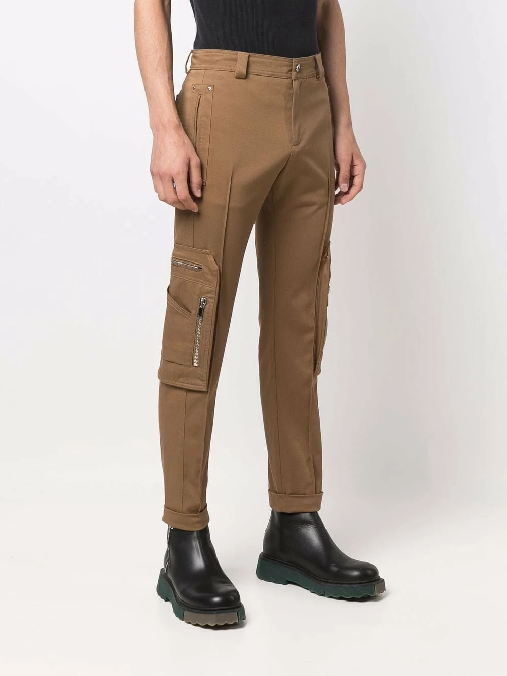 Les Hommes Mid rise slim fit trousers regular-fit & straight leg pants of men 3 Les Hommes mid-rise slim-fit trousers