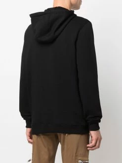 Les Hommes logo-print cotton hoodie