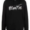 Les Hommes logo-print cotton hoodie