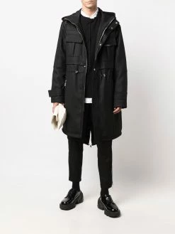Les Hommes drawstring-waist trench coat
