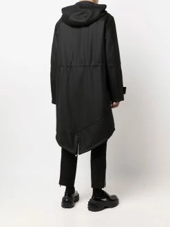 Les Hommes drawstring-waist trench coat