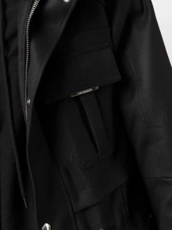 Les Hommes drawstring-waist trench coat