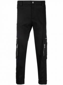 Les Hommes zip-pocket straight-leg trousers