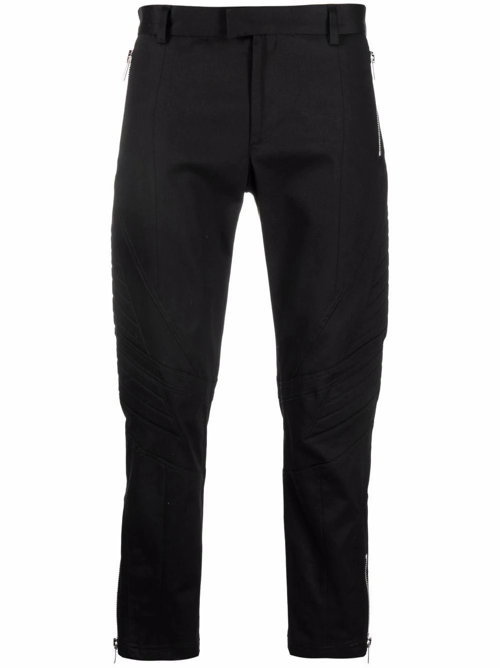 Les Hommes Ribbed panel straight leg trousers regular-fit & straight leg pants of men 1 Les Hommes ribbed-panel straight-leg trousers