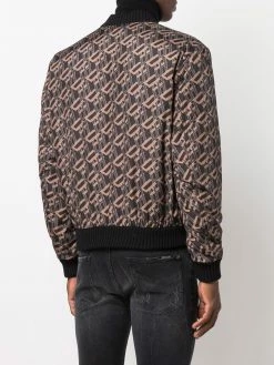 Les Hommes Jacquard logo bomber jacket bomber jackets of men 8 Les Hommes jacquard logo bomber jacket