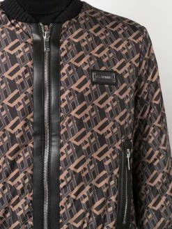 Les Hommes Jacquard logo bomber jacket bomber jackets of men 9 Les Hommes jacquard logo bomber jacket