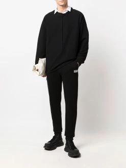 Les Hommes drawstring cotton track pants