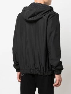 Les Hommes tonal contrast-panel zipped jacket