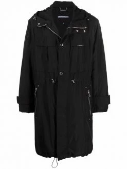 Les Hommes hooded long-sleeved parka