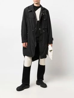 Les Hommes hooded long-sleeved parka