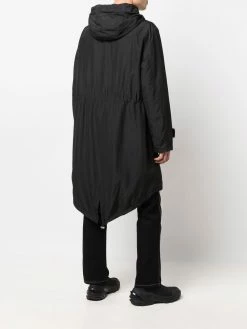 Les Hommes hooded long-sleeved parka