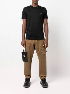 Les Hommes chest logo-patch T-shirt