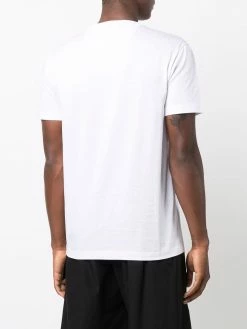 Les Hommes chest logo-patch T-shirt