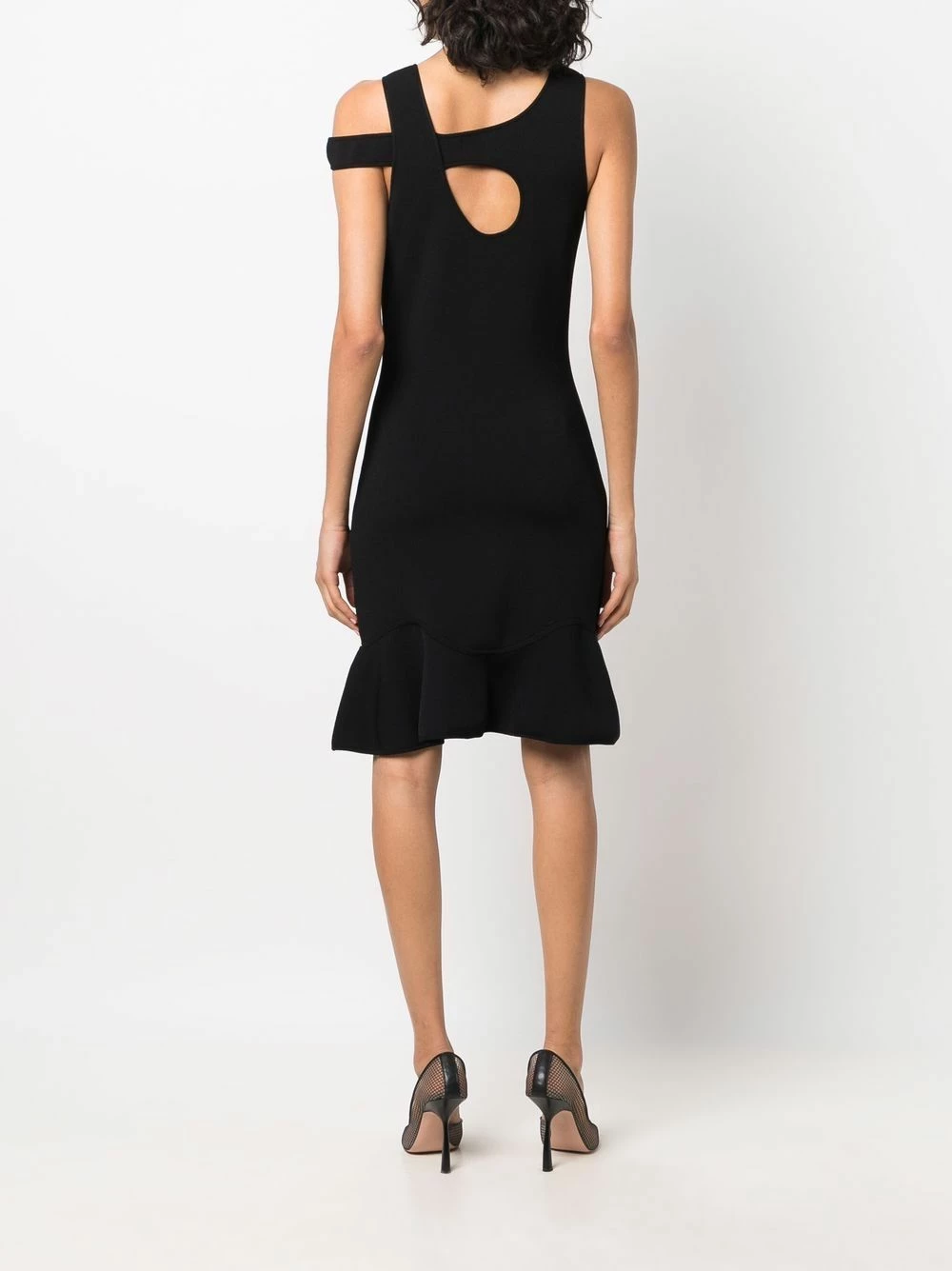 Les Hommes Cut out sleeveless peplum dress cocktail & party dresses of women 4 Les Hommes cut-out sleeveless peplum dress