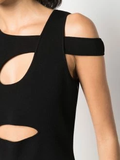 Les Hommes Cut out sleeveless peplum dress cocktail & party dresses of women 9 Les Hommes cut-out sleeveless peplum dress