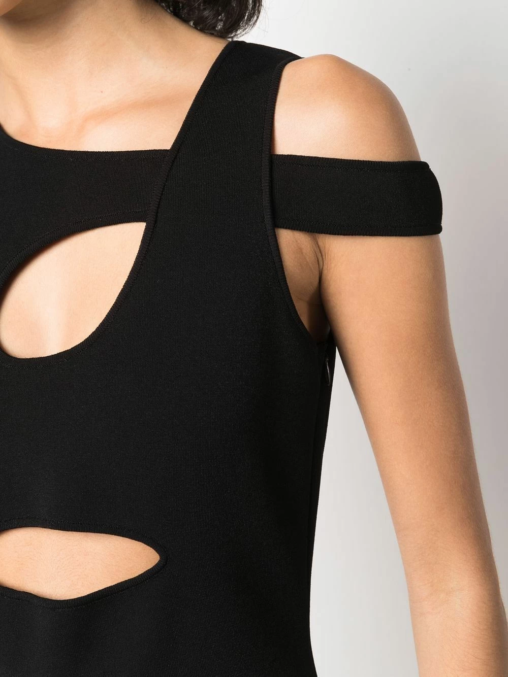 Les Hommes Cut out sleeveless peplum dress cocktail & party dresses of women 5 Les Hommes cut-out sleeveless peplum dress