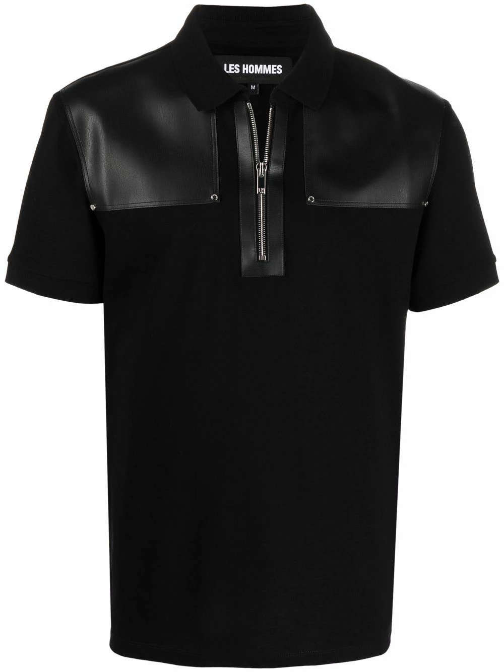 Les Hommes Contrasting panel polo shirt polo shirts of men 1 Les Hommes contrasting panel polo shirt